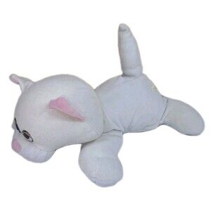 Vtg 1985 Pound Puppies 15" Purries White Large Plush Cat Kitten Tonka Full Size